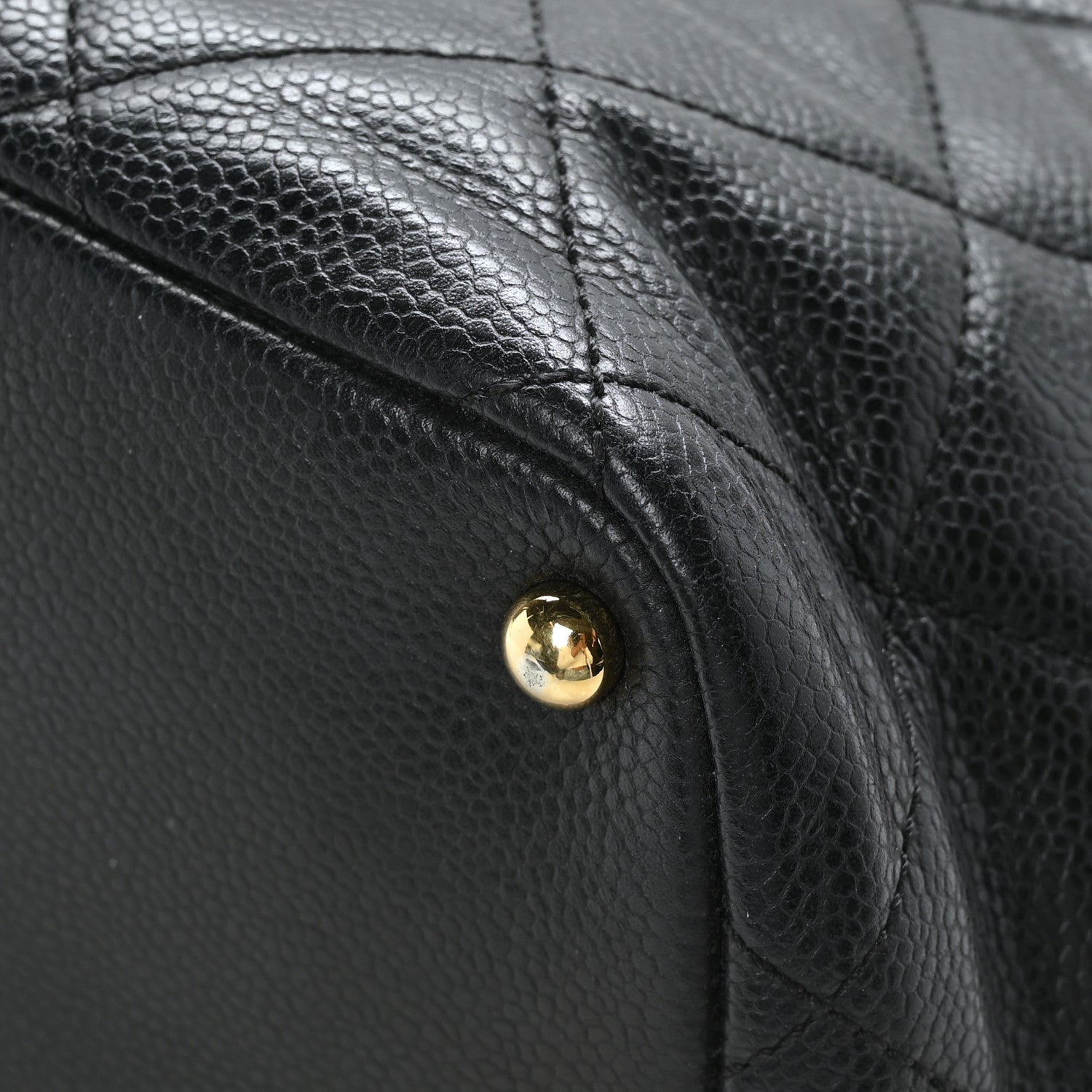 Chanel Caviar Quilted CC Timeless Soft Tote Black 9 of 11
