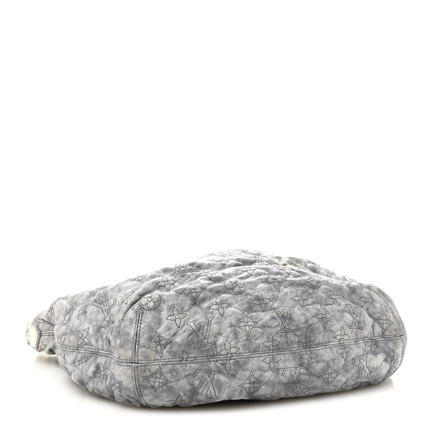 Louis Vuitton Lambskin Olympe Nimbus GM Gris Perle 4 of 13
