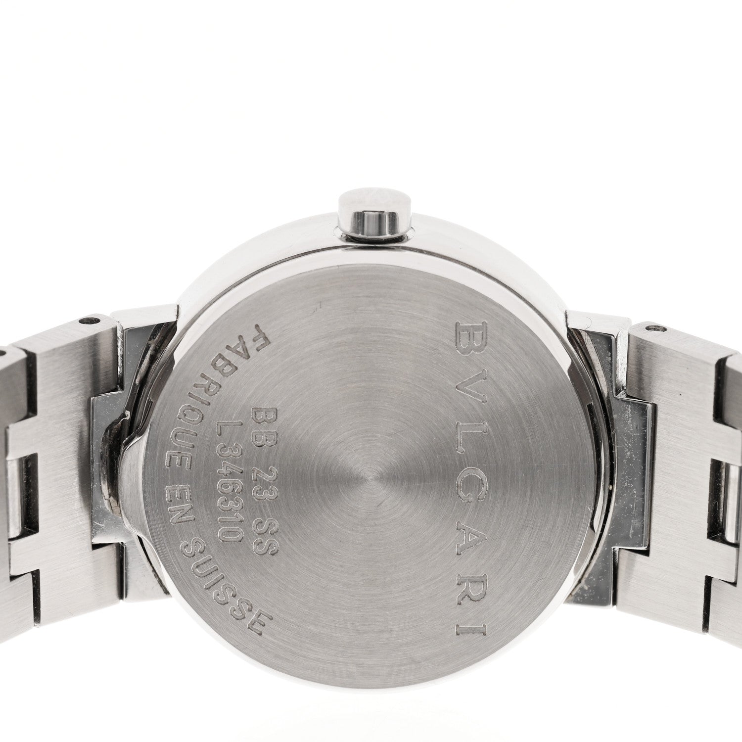 Bulgari Stainless Steel 23mm Quartz Watch Black 4 of 4