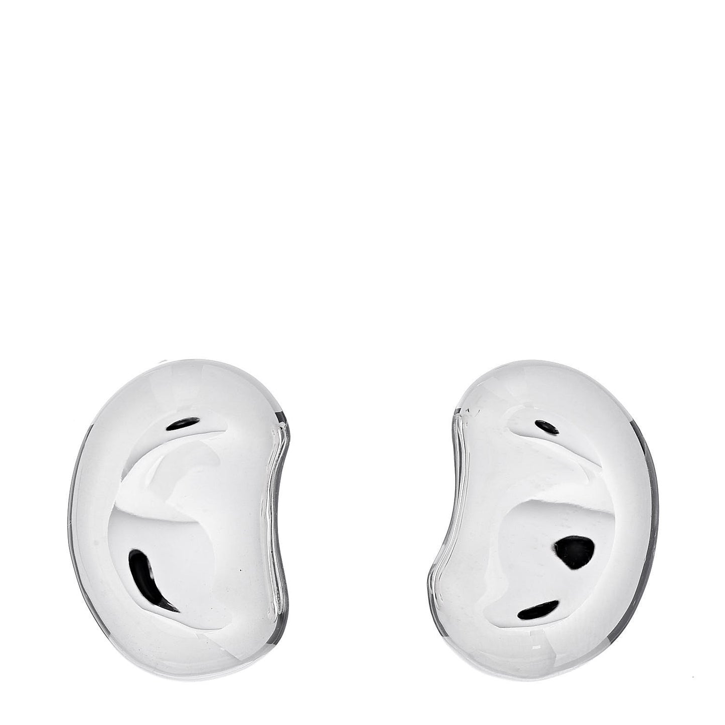 Sterling Silver 20mm Elsa Peretti Bean Earrings