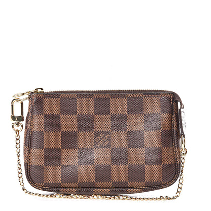 Louis Vuitton Damier Ebene Mini Pochette Accessories 1 of 8
