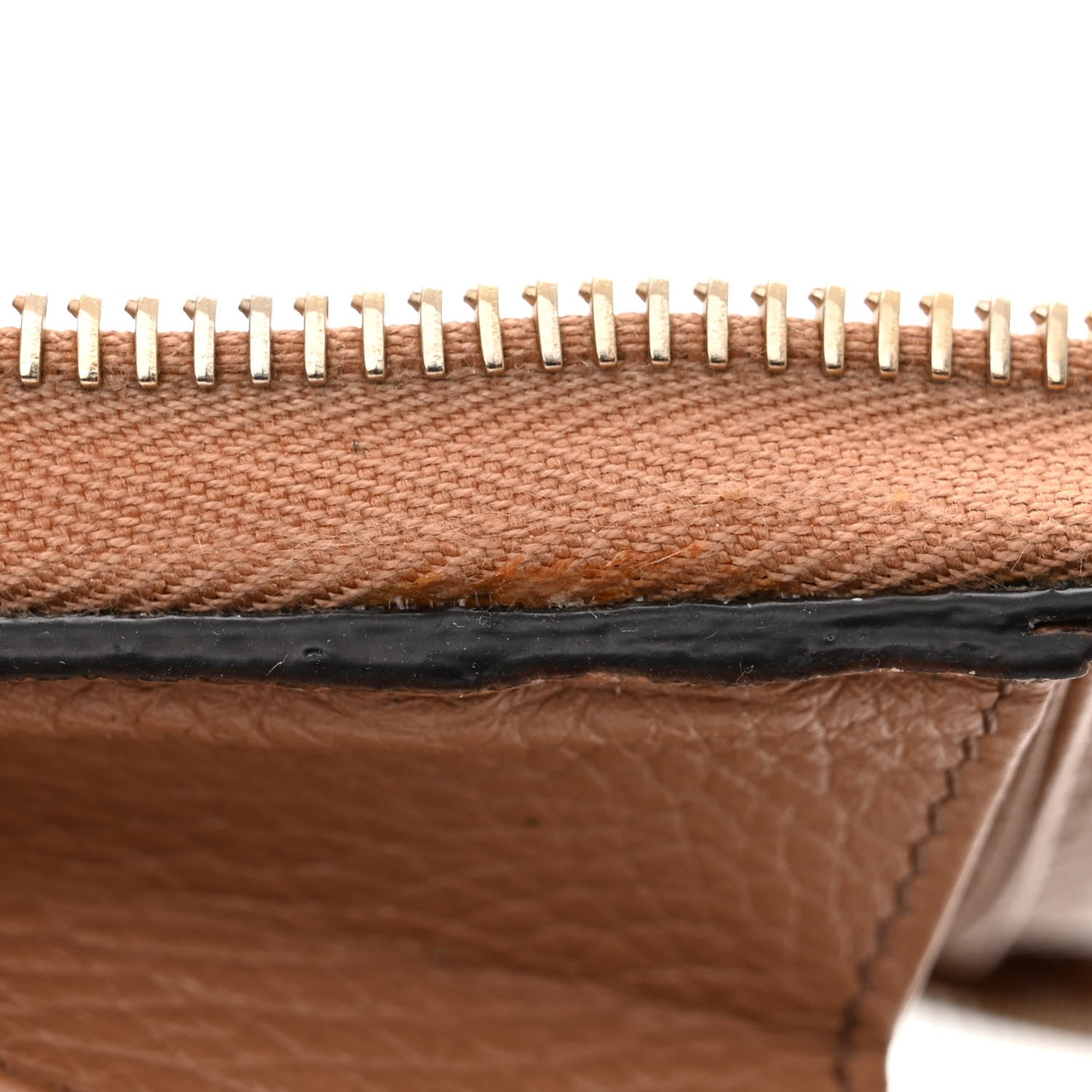 Gucci Pebbled Calfskin Soho Zip Around Wallet Camelia 11 of 11