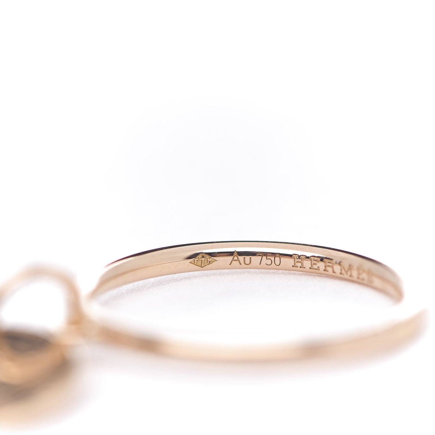 18K Rose Gold Diamond Gambade Ring 50 5.25