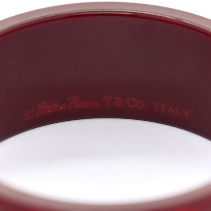 Tiffany Resin Paloma Picasso Zellige Bangle Bracelet Red 3 of 3