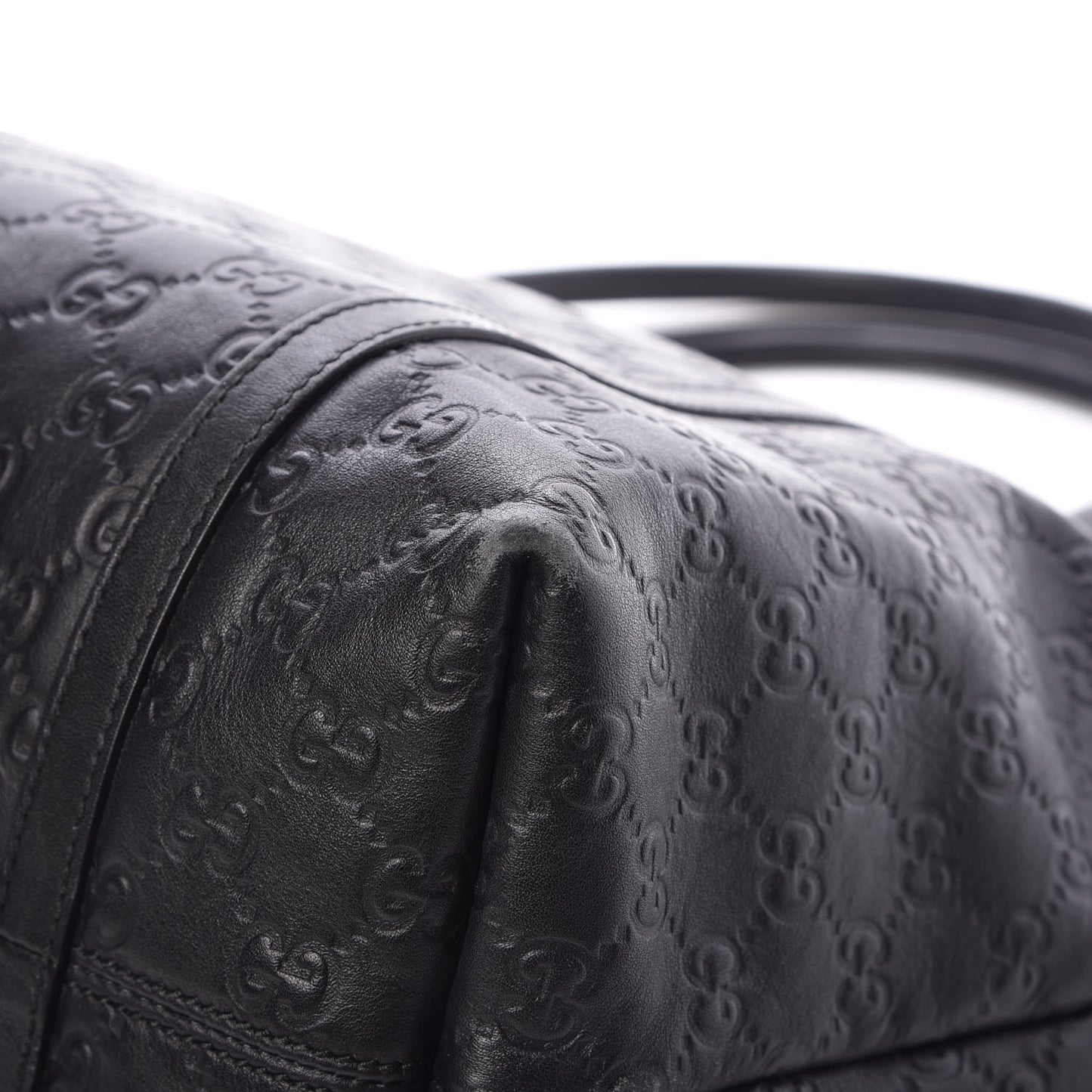 Guccissima Vitello Tender Medium Joy Tote Black