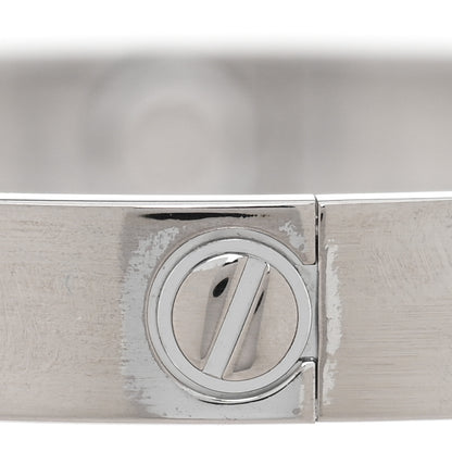 Cartier 18K White Gold 4 Diamond LOVE Bracelet 16 5 of 7