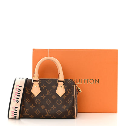 Louis Vuitton Monogram Speedy Bandouliere 20 Black 10 of 10
