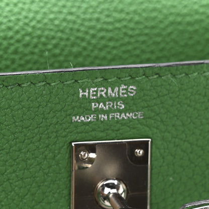Hermes Togo Kelly Retourne 25 Bambou 6 of 10