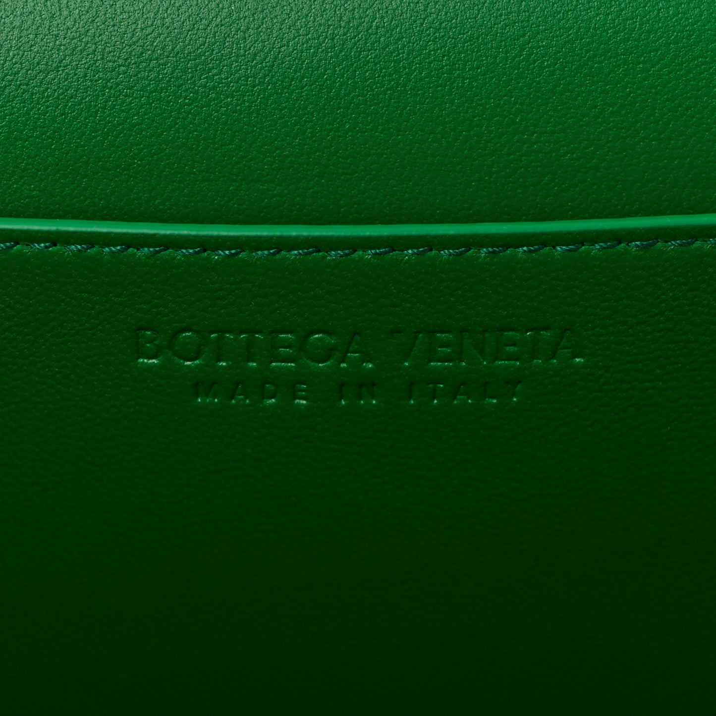 Calfskin Tip Clutch Racing Green