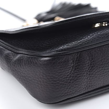 Gucci Pebbled Calfskin Small Soho Flap Crossbody Black 11 of 13