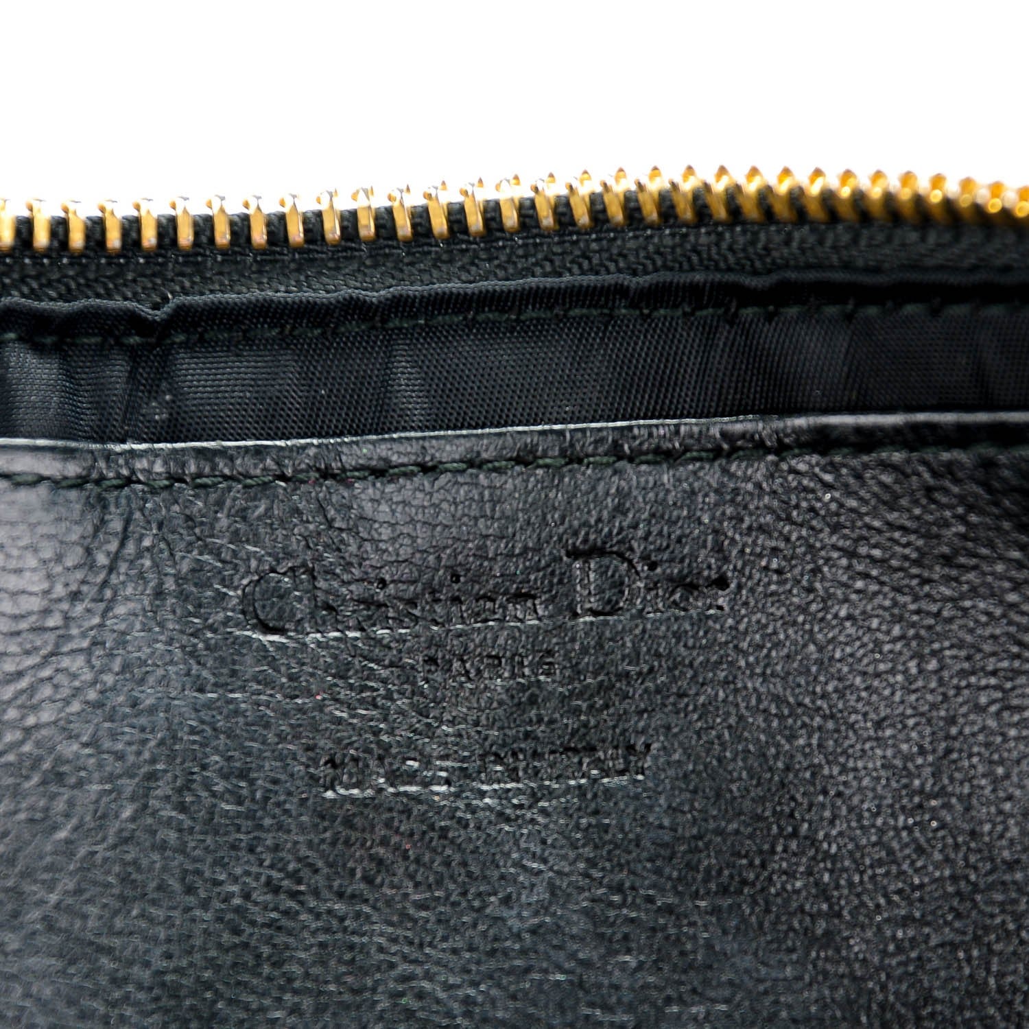 Christian Dior Lambskin Cannage Lady Dior Clutch Black 7 of 7