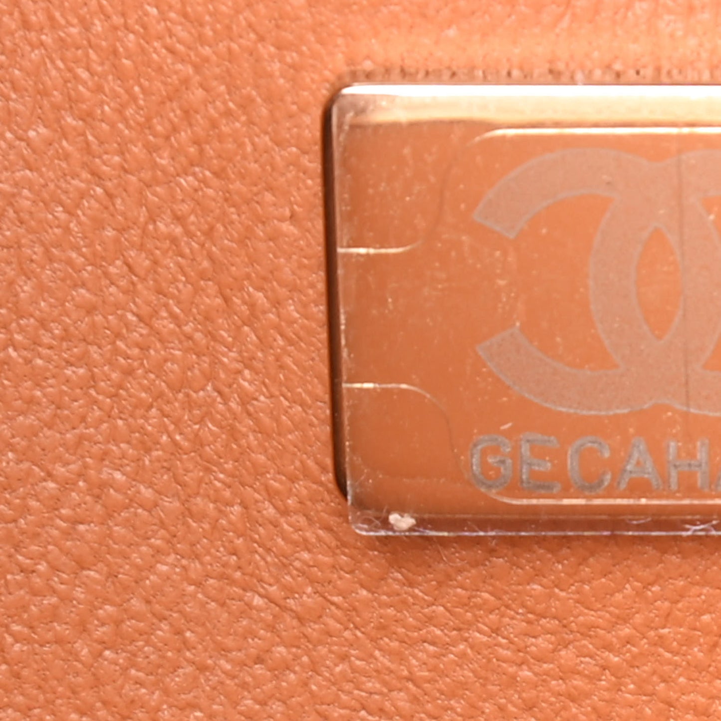 Caviar Quilted Medium Double Flap Light Brown