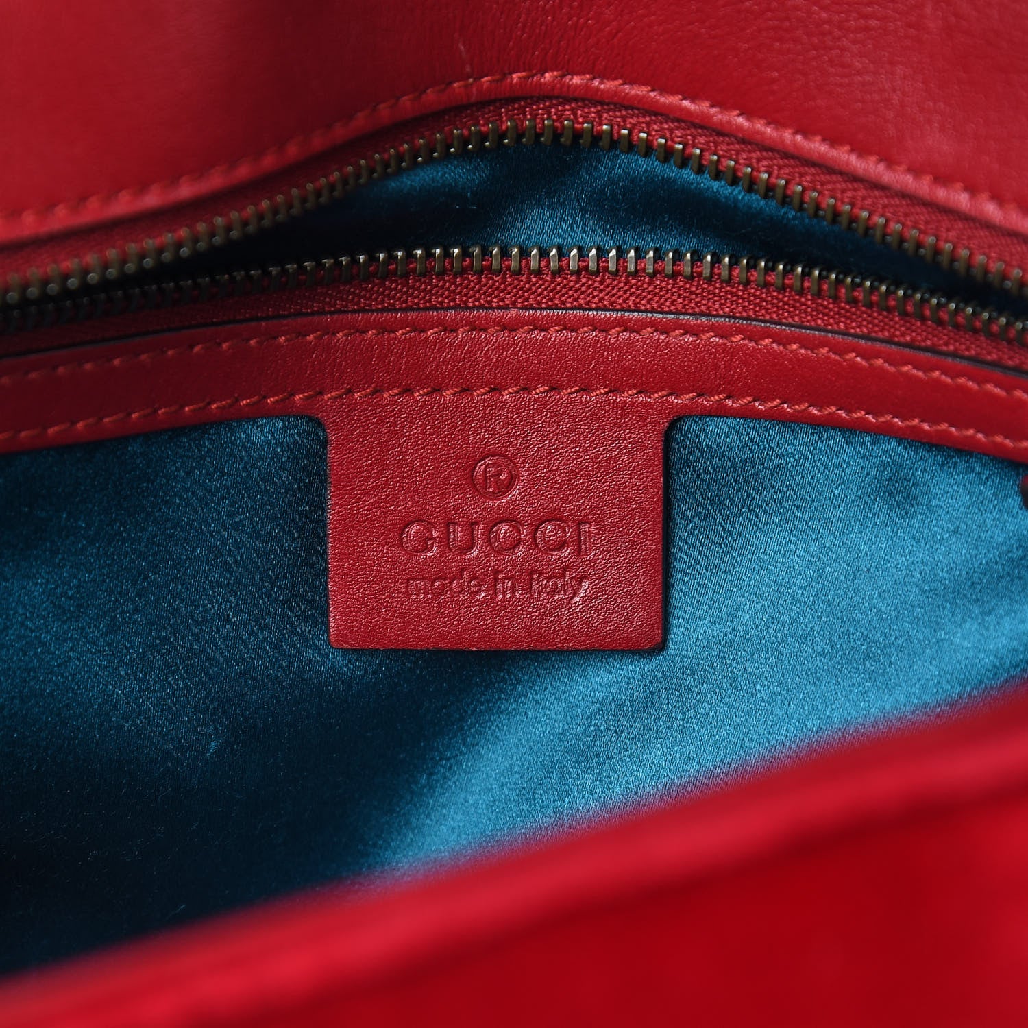 Gucci Velvet Matelasse Small GG Marmont Shoulder Bag Hibiscus Red 6 of 21
