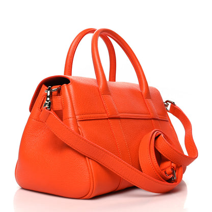Mulberry Classic Grain Small Bayswater Satchel Mandarin 3 of 13