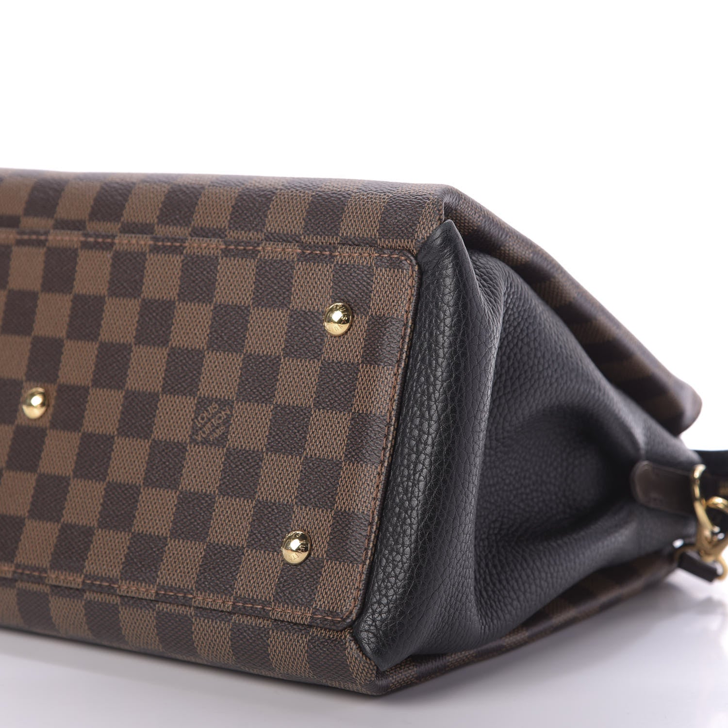 Louis Vuitton Cuir Taurillon Damier Ebene Normandy Black 8 of 10