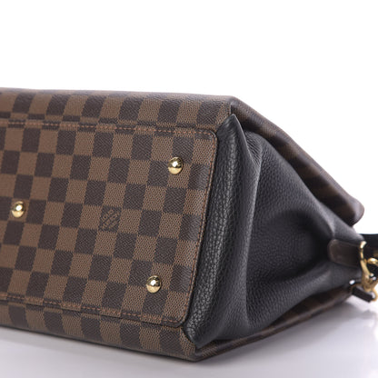 Louis Vuitton Cuir Taurillon Damier Ebene Normandy Black 8 of 10