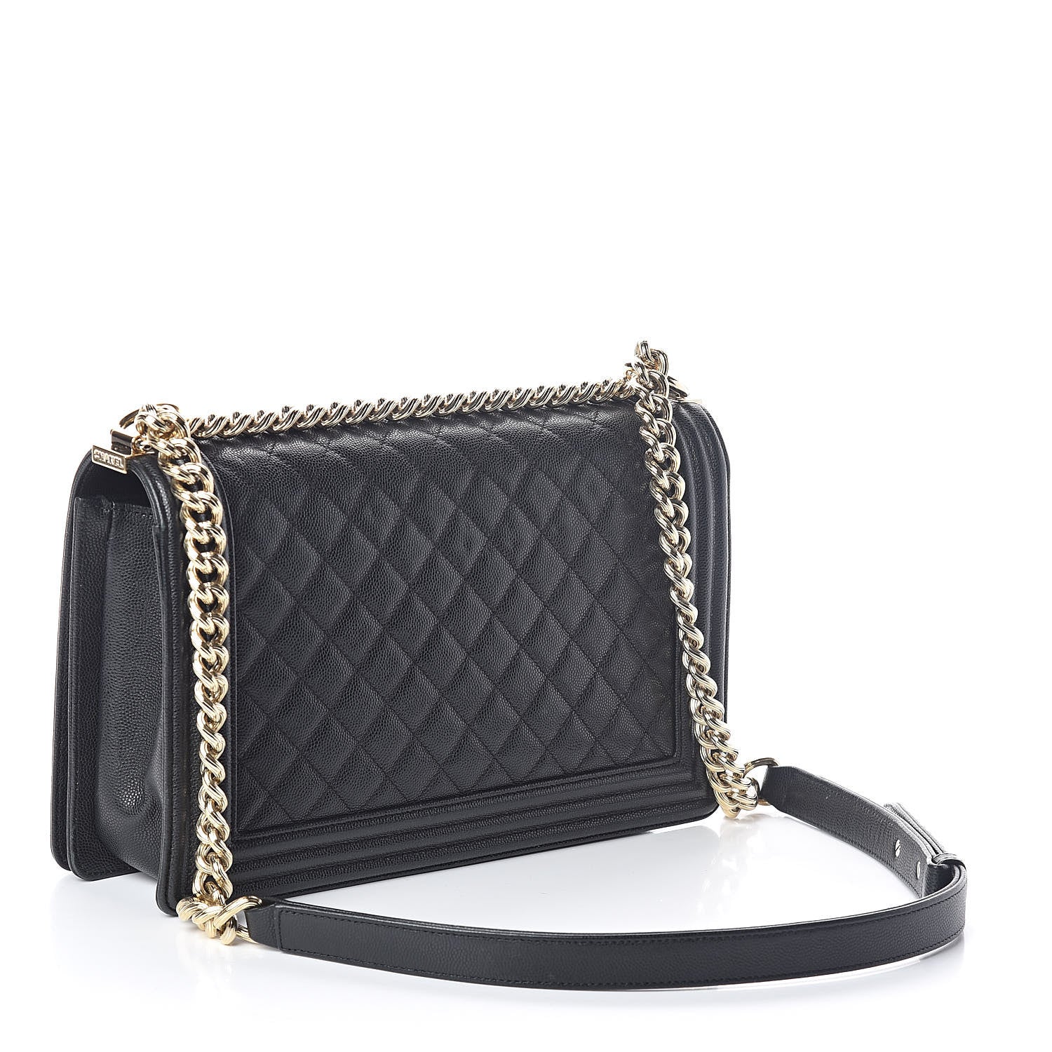 Chanel Caviar Quilted New Medium Boy Flap Black 3 of 12