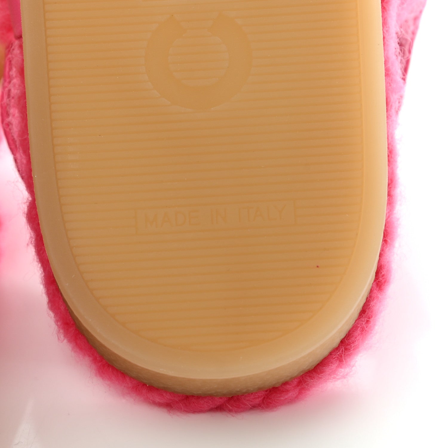 Chanel Cord Lambskin Quilted Logo Sandals 37 Pink 11 of 11