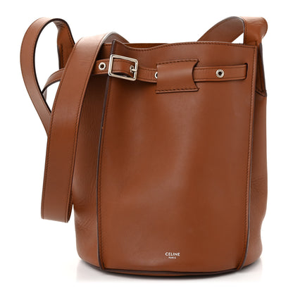 Celine Smooth Calfskin Long Strap Big Bucket Bag Tan 1 of 13