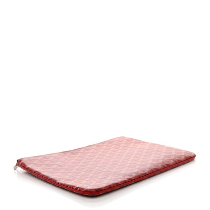 Goyard Goyardine Senat Pochette MM Red 4 of 9