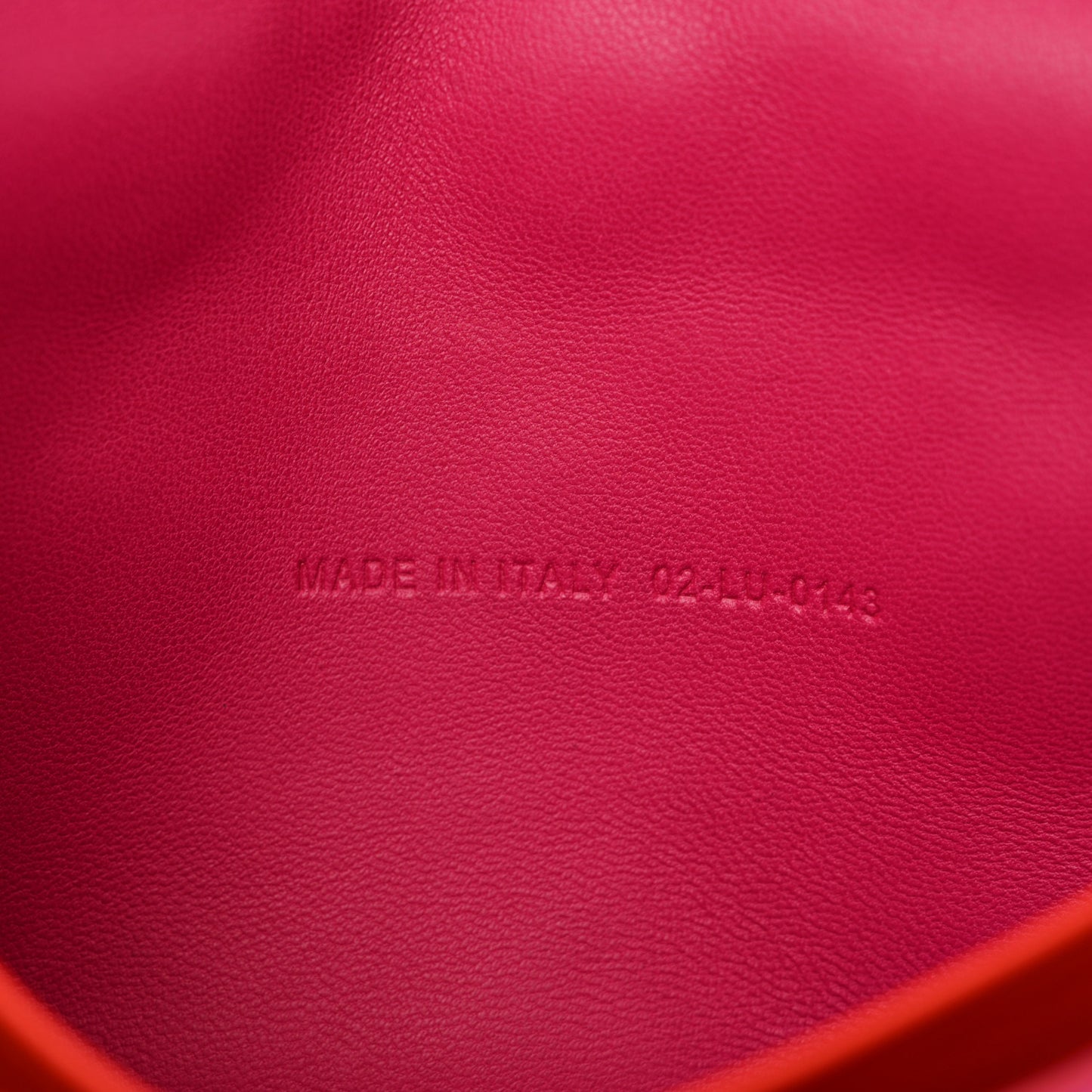 Lambskin Cannage Miss Dior Promenade Pouch Fuchsia