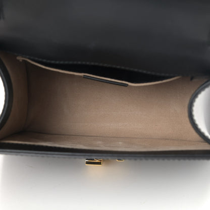 Gucci Calfskin Mini Sylvie Top Handle Bag Black 5 of 10