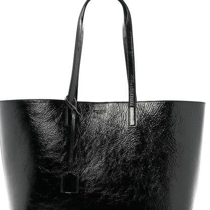 Saint Laurent Patent Calfskin Large Shopping Tote Black 9 of 12