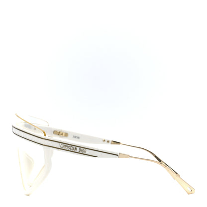 Christian Dior Acetate Mask DiorClub M2U Sunglasses Translucent Ivory 3 of 9