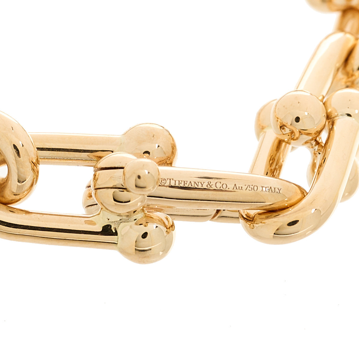 Tiffany 18K Rose Gold Extra Large HardWear Link Bracelet 3 of 4