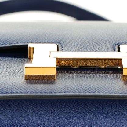 Hermes Epsom Constance 24 Bleu Saphir 7 of 16