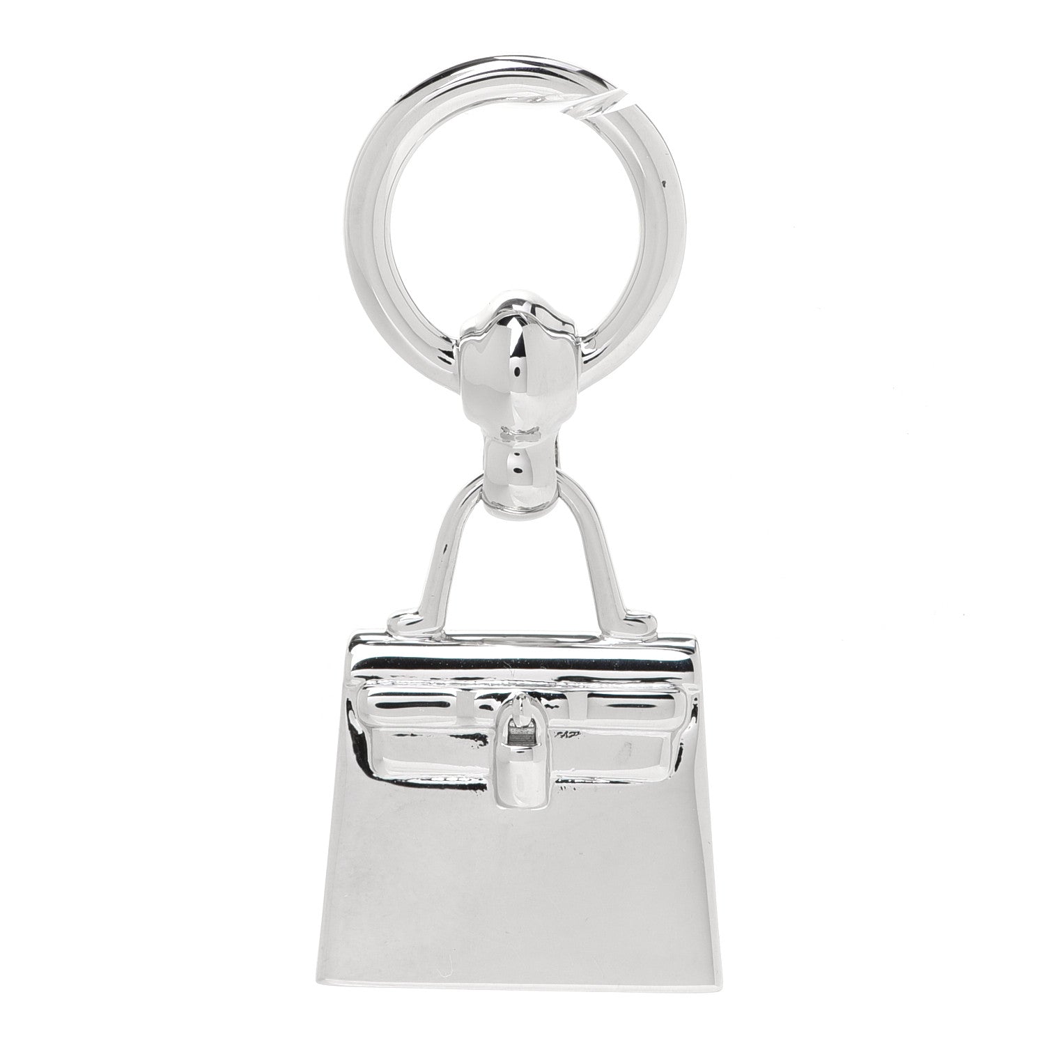 Hermes Palladium Mini Kelly Twilly Ring 1 of 4