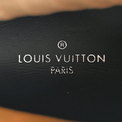 Louis Vuitton Glitter Stretch Textile Monogram LV Archlight Sneaker Boots 35.5 Gold Black 7 of 9
