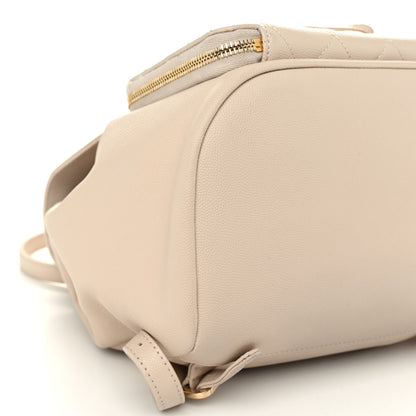 Chanel Caviar Quilted Business Affinity Backpack Light Beige 9 of 11