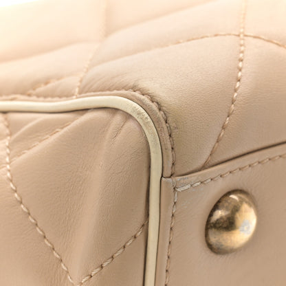 Chanel Lambskin Quilted Small Portobello Tote Beige 11 of 13