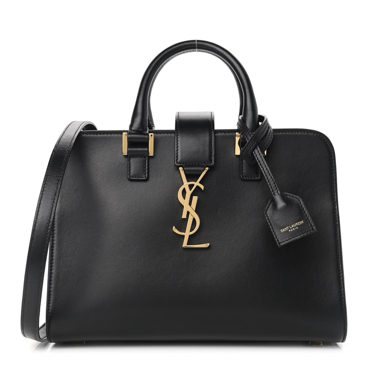 Calfskin Monogram Baby Cabas Black