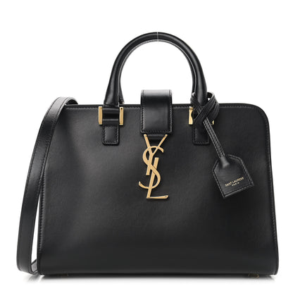 Saint Laurent Calfskin Monogram Baby Cabas Black 1 of 12