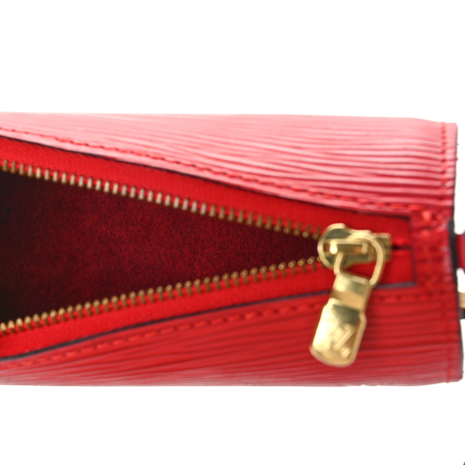 Louis Vuitton Epi Soufflot Pochette Castillan Red 5 of 8