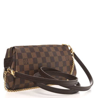 Louis Vuitton Damier Ebene Eva Clutch 3 of 9