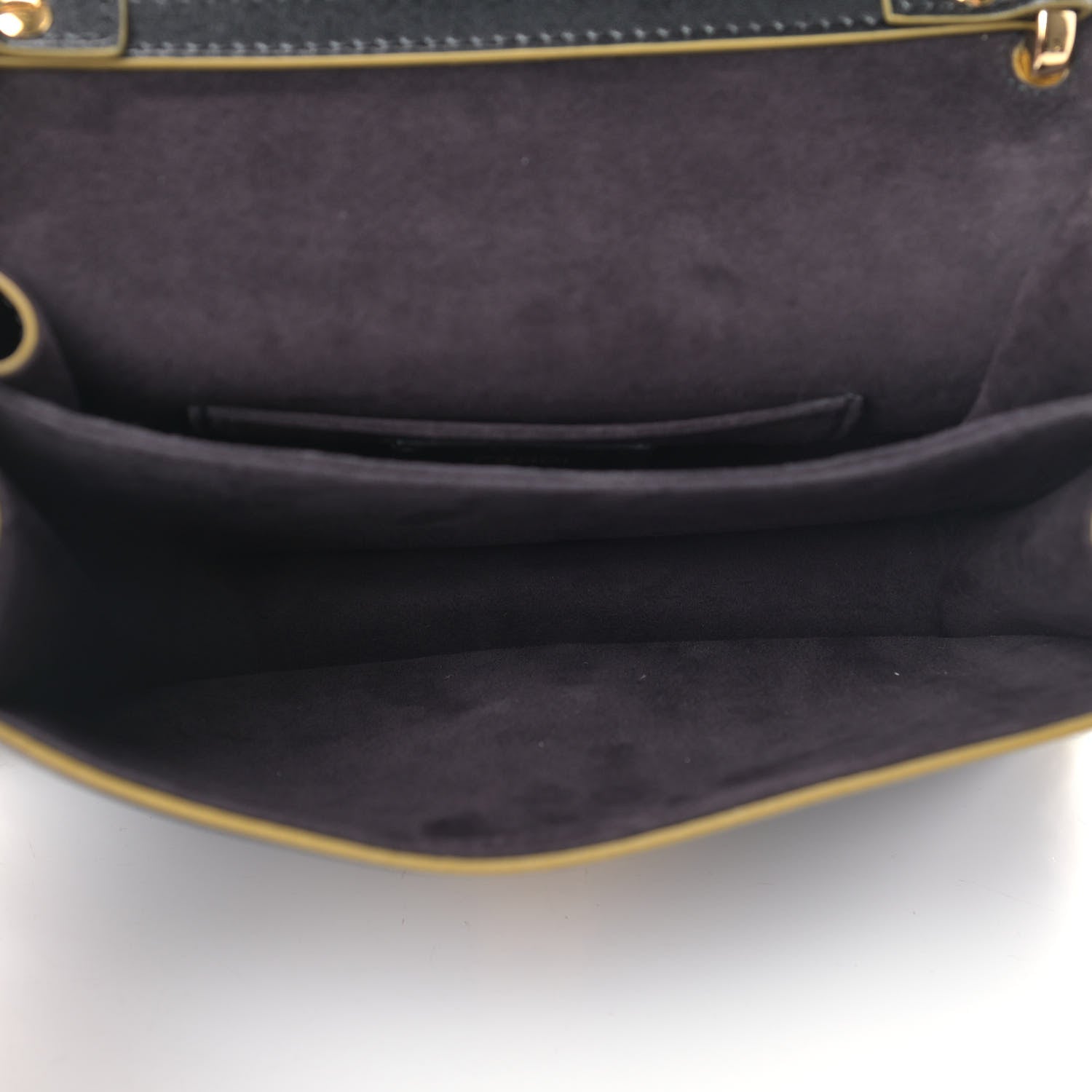 Fendi Vitello Liberty Scalloped Studded Small Kan I Shoulder Bag Black 5 of 9