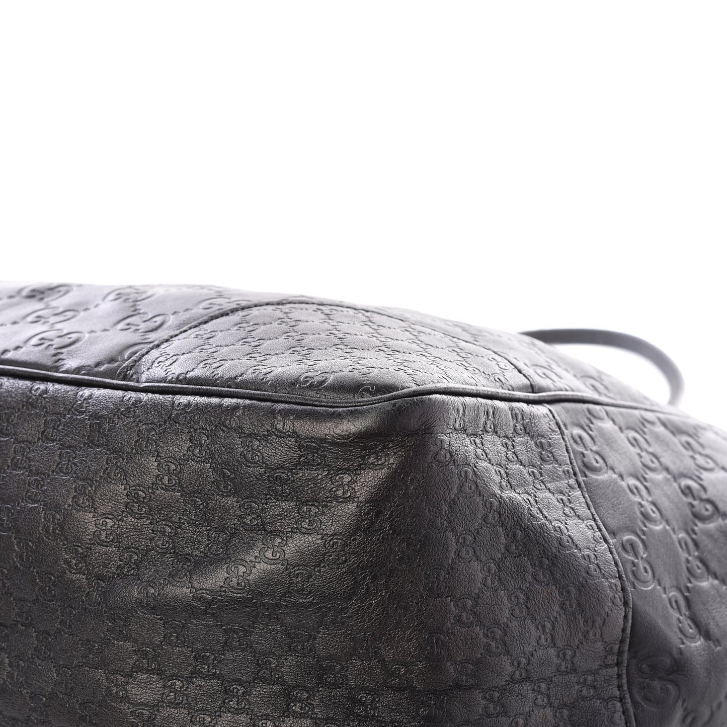 Guccissima Medium Bree Zippered Tote Black