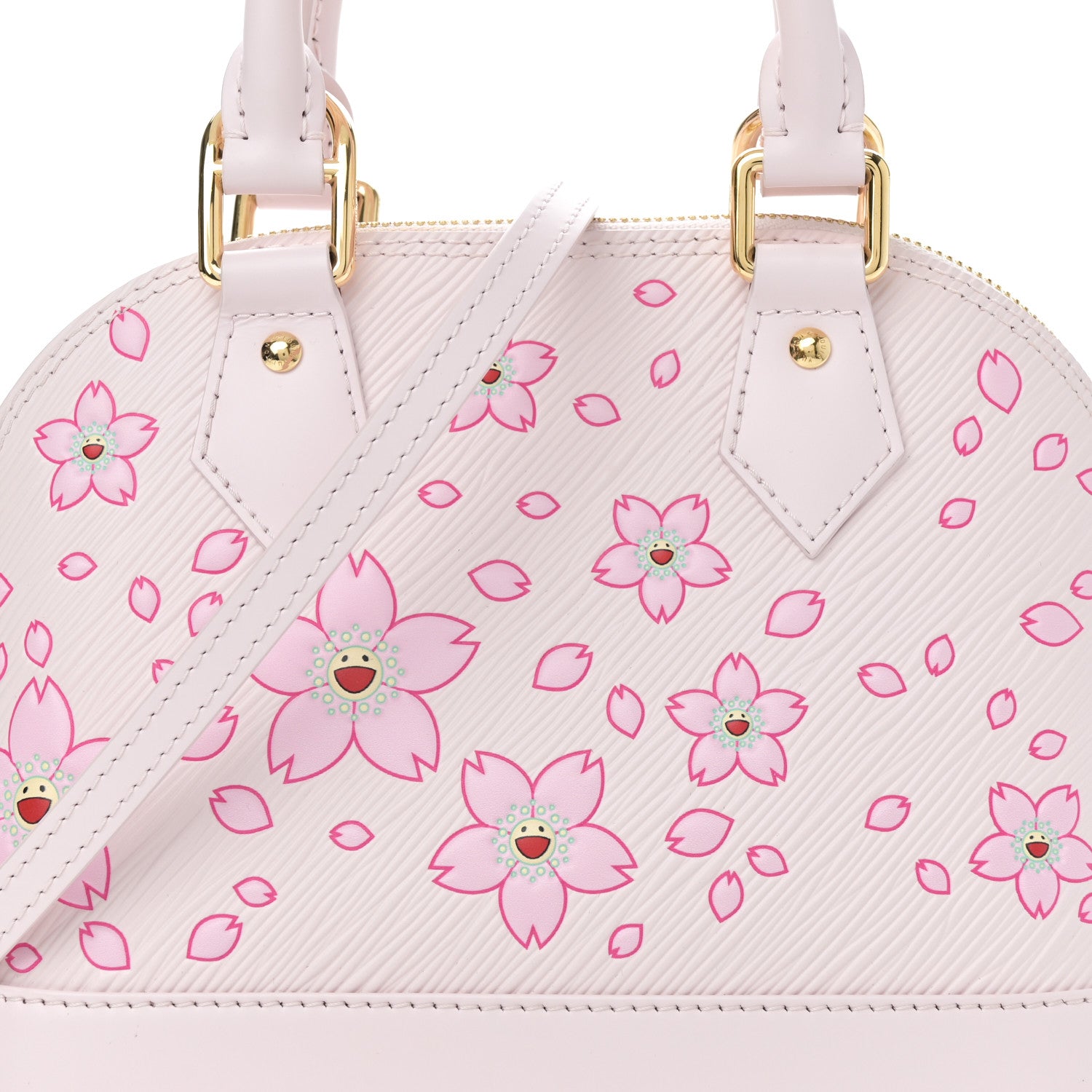 Louis Vuitton LV X TM Epi Cherry Blossom Alma BB Pink 7 of 9