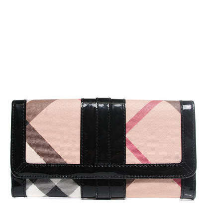 Burberry Nova Check Penrose Continental Wallet Black 1 of 7