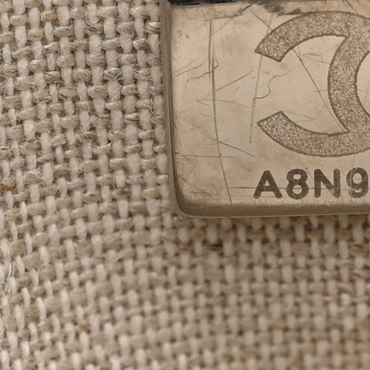 Chanel Mixed Fibers Small Deauville Tote Navy Blue 7 of 12