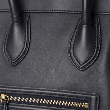 Celine Smooth Calfskin Mini Luggage Navy Blue 11 of 11