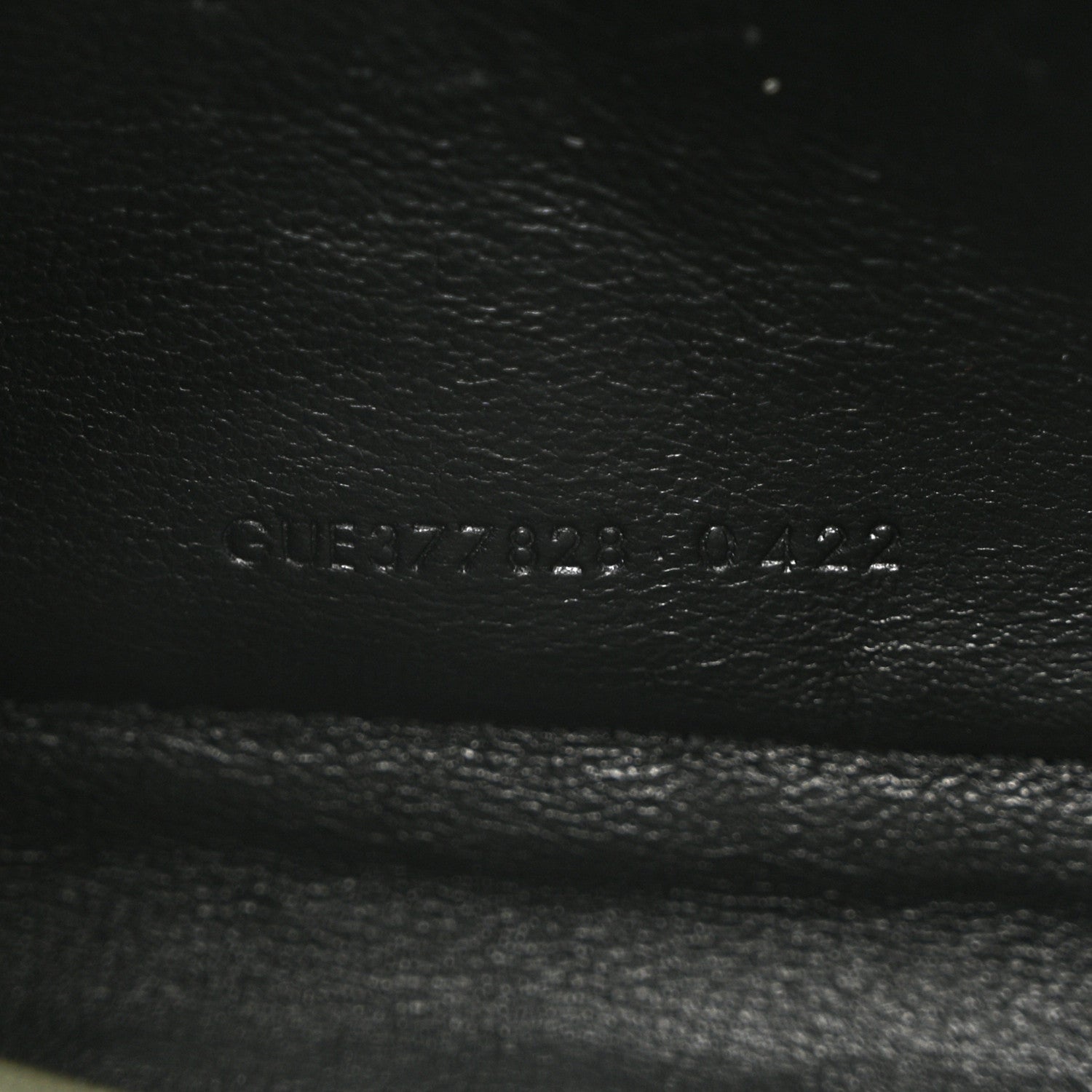 Saint Laurent Grain De Poudre Matelasse Chevron Monogram Chain Wallet Pistachio 8 of 16