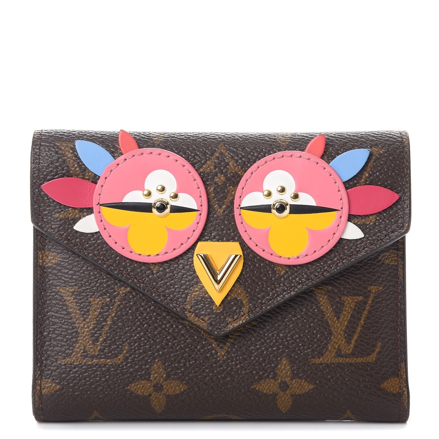 Louis Vuitton Monogram Lovely Birds Victorine Wallet 1 of 8
