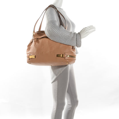 Chloe Calfskin Cary Zipped Shoulder Bag Beige 4 of 11