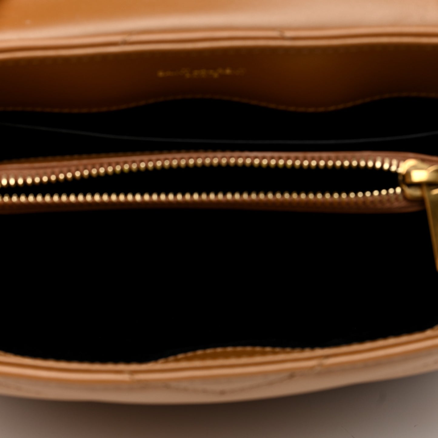 Calfskin Y Quilted Monogram Small Loulou Chain Satchel Dark Natural
