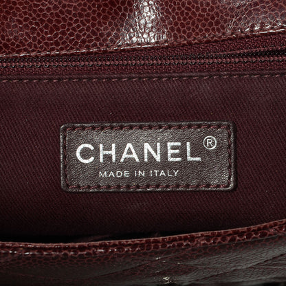 Chanel Crumpled Grained Calfskin Medium CC Crave Flap Bordeaux 6 of 9