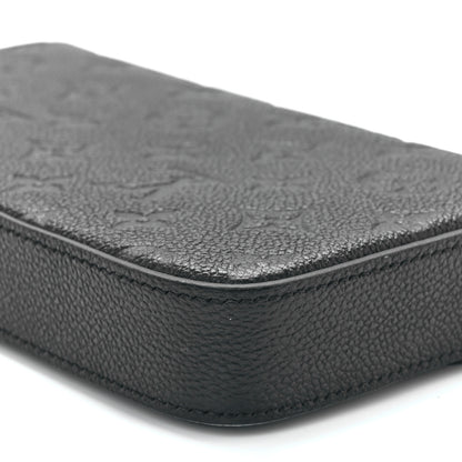 Louis Vuitton Empreinte Pochette Felicie Chain Wallet Black 15 of 16